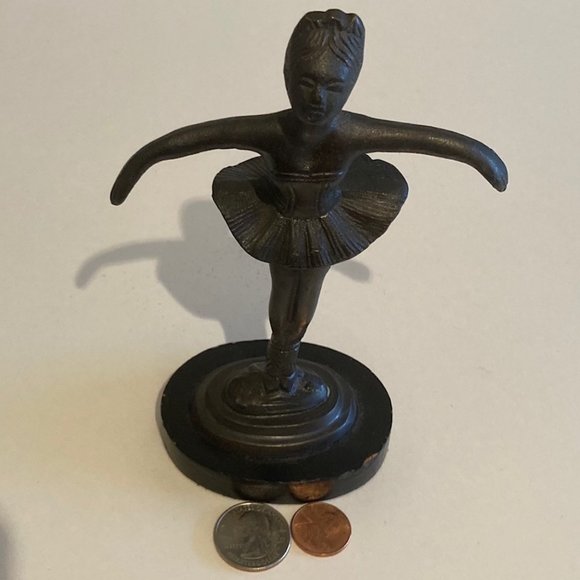Vintage Metal Bronze Statue, Figurine, Ballerina - Picture 1 of 5